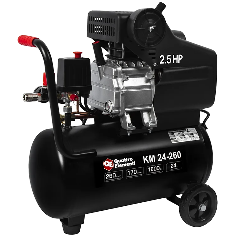 Поршневой компрессор Quattro Elementi KM 24-260