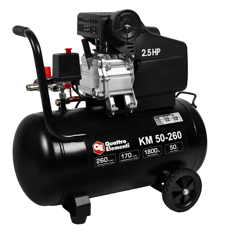 Поршневой компрессор Quattro Elementi KM 50-260
